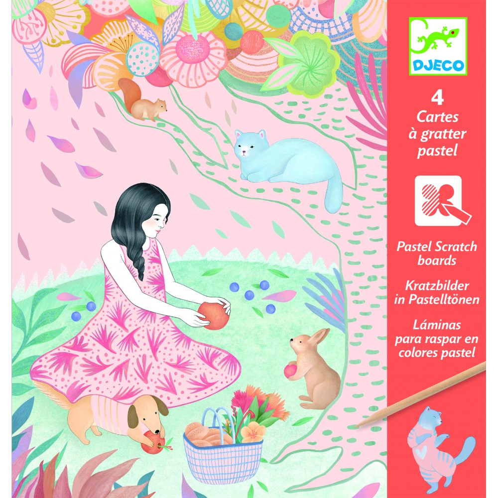 Joc creativ de razuit picnic in natura djeco
